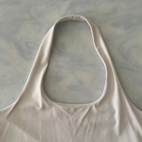 Anchor Blue White Spandex Halter Top - Picture 3 of 7